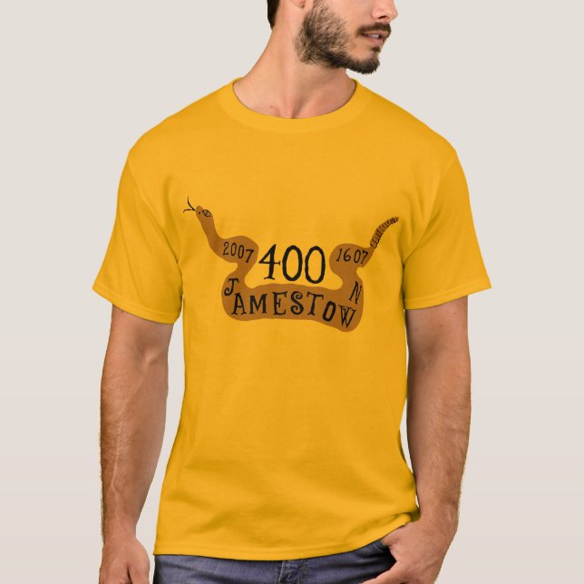 T-shirt Chemise de Jamestown Rattlenake (Devant)