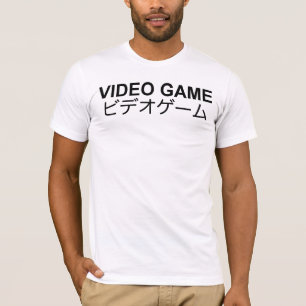 T-shirt Chemise de Japonais de jeu vidéo