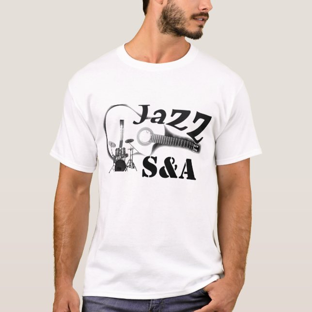 T-shirt chemise de jazz (Devant)