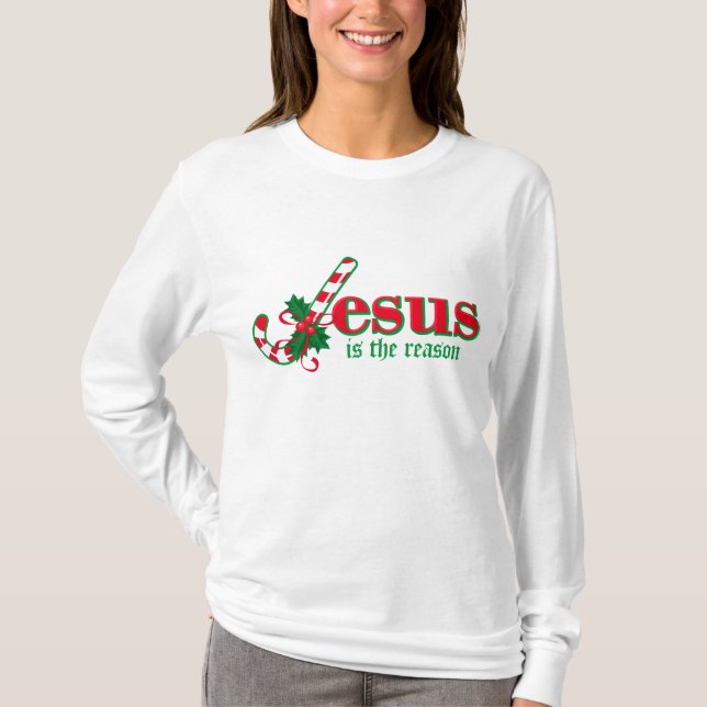 T-shirt Chemise de Jésus de sucre de canne (Devant)