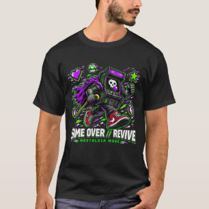 T-shirt Chemise de jeu Retro Arcade Revive, Pix vintage co