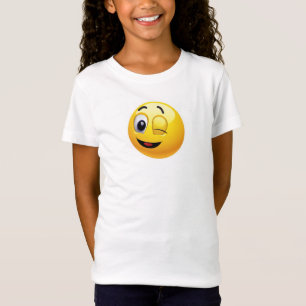 T-Shirt Chemise de jeunesse pour fille/Émoticon