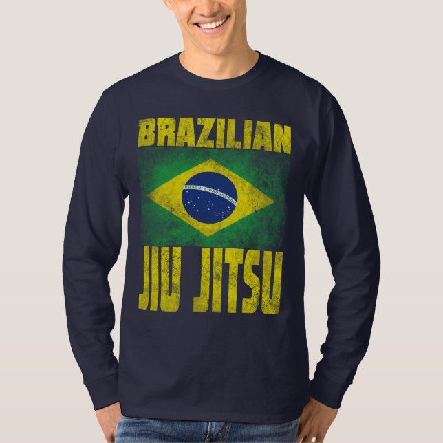 T-shirt Chemise de Jiu Jitsu de Brésilien (Devant)
