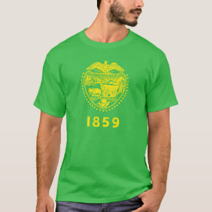 T-shirt Chemise de joint d'état de l'Orégon du football 