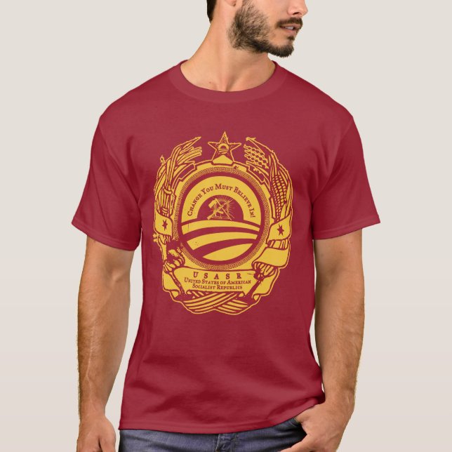 T-shirt Chemise de joint d'Obamunist (Devant)