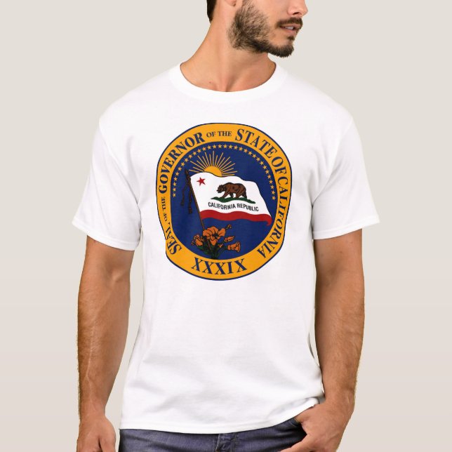 T-shirt Chemise de joint du Gouverneur de la Californie (Devant)