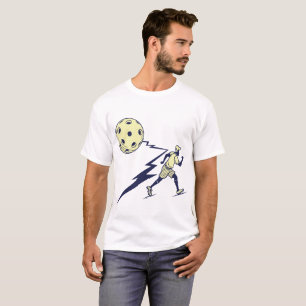 T-shirt Chemise de joueur de Pickleball éclair rapide