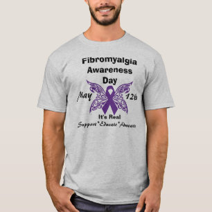 T-shirt Chemise de jour de conscience de fibromyalgie -