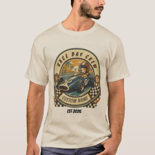 T-shirt Chemise de jour de course de chien vintage Indy –