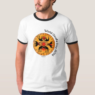 T-shirt Chemise de jour de girafe du monde
