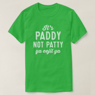 T-shirt Chemise de jour de Patty St Patrick de paddy pas