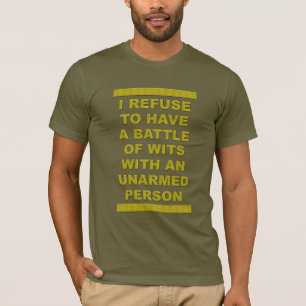 T-shirt Chemise de joute d'esprit - choisissez le style et
