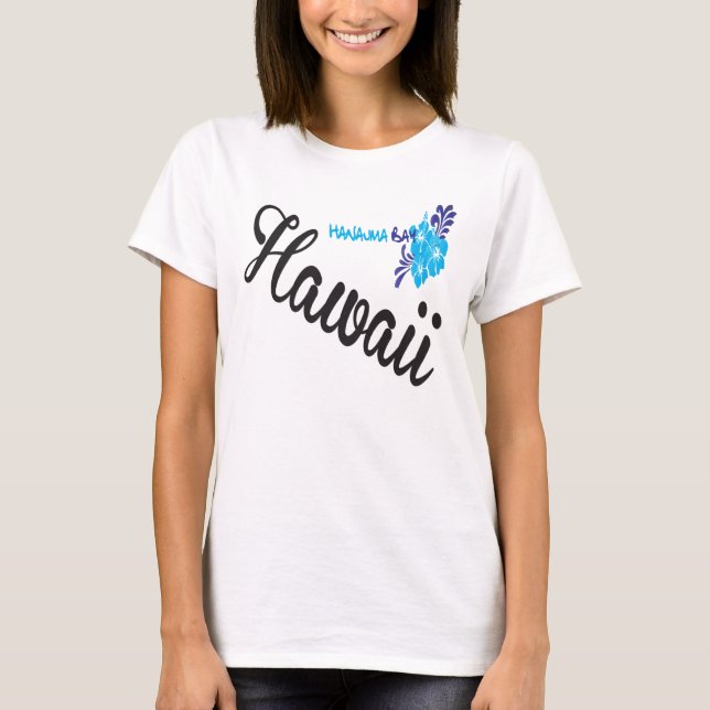 T-shirt Chemise de ketmie de fleur d'Hawaï (Devant)