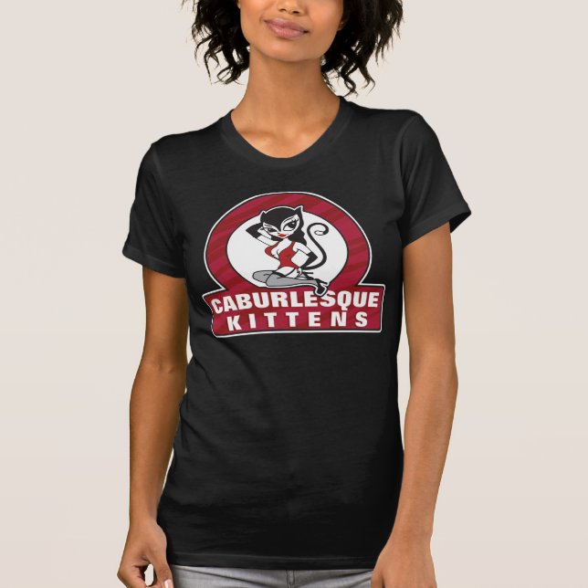 T-shirt Chemise de Kitty de maman - noir (Devant)