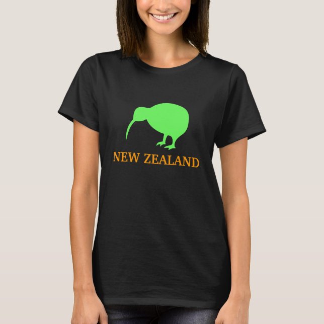 T-shirt Chemise de kiwi de la Nouvelle Zélande (Devant)