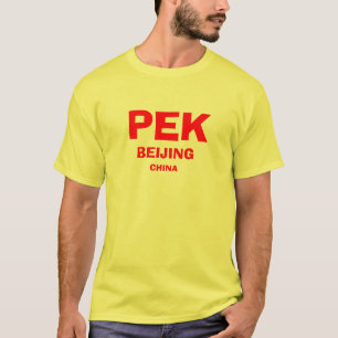 T-shirt Chemise de la Chine - d'aéroport international de