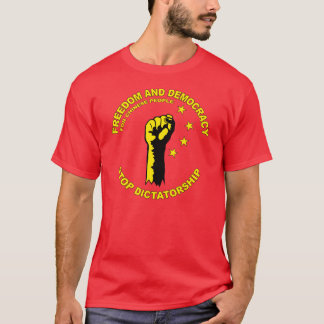 T-shirt Chemise de la Chine de liberté