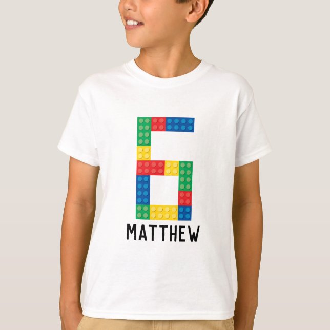 T-shirt Chemise de la Fête du Bâtiment pour le 6e annivers (Devant)