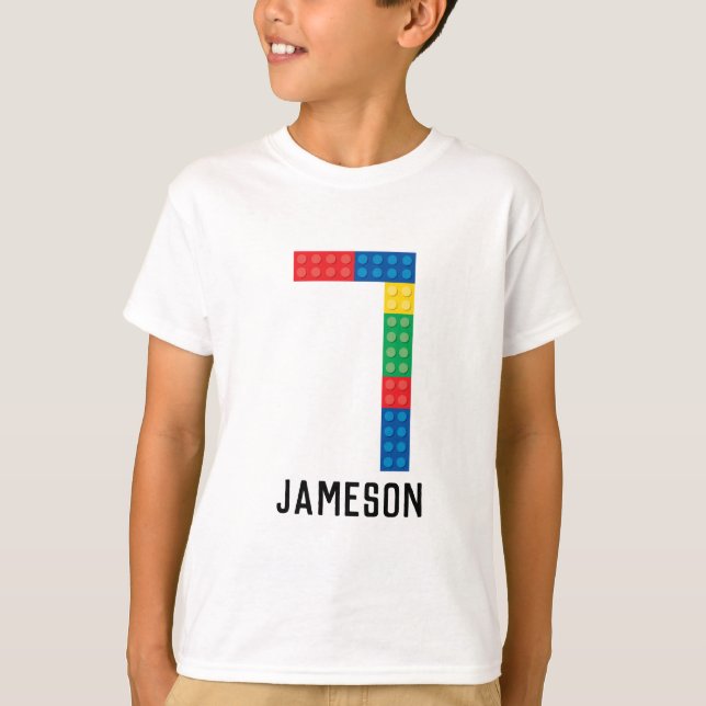 T-shirt Chemise de la Fête du Bâtiment pour le 7e annivers (Devant)