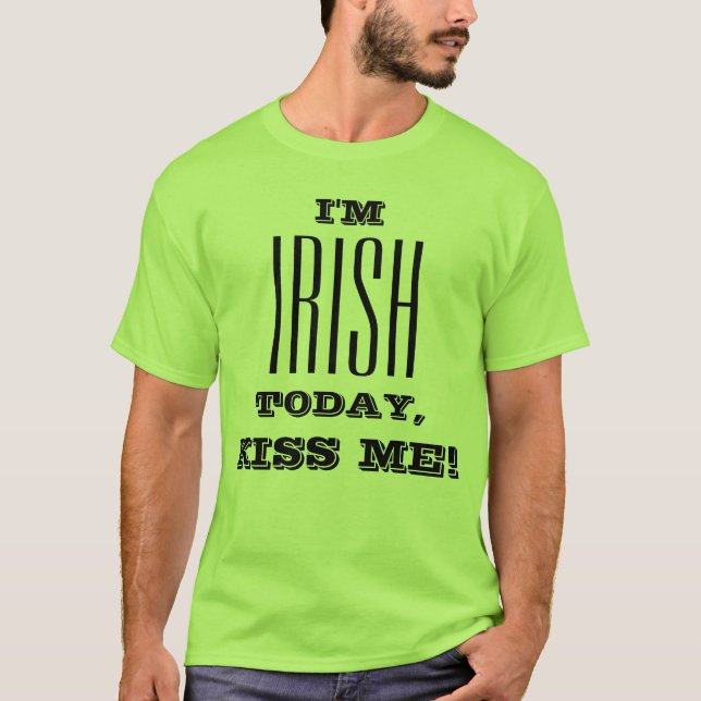 T-shirt Chemise de la fête du pub St. Patrick (Devant)