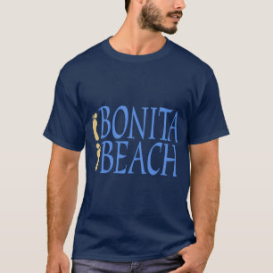 T-shirt Chemise de la Floride de plage de Bonita avec des