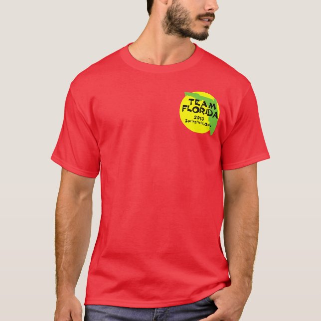 T-shirt Chemise de la Floride d'équipe pour Dave Dockus (Devant)
