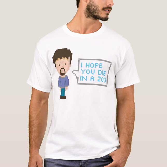 T-shirt Chemise de la mort de zoo (Devant)