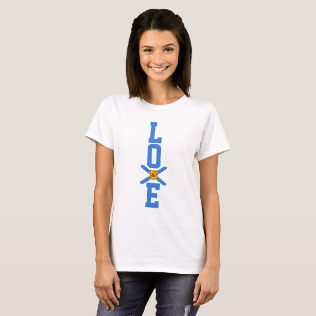 T-shirt Chemise de la Nouvelle-Écosse (Devant entier)