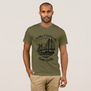 T-shirt Chemise de la Nouvelle-Écosse Halifax et chemise D