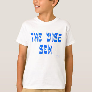 T-SHIRT CHEMISE DE LA PÂQUE PESACH SEDER "LE FILS SAGE "