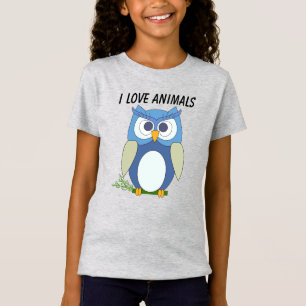 T-Shirt Chemise de la petite chouette mignonne