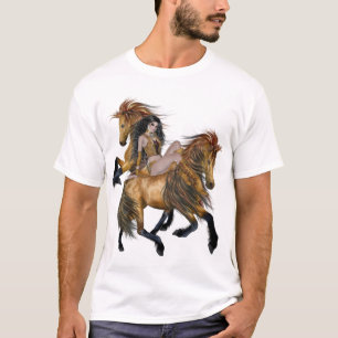 T-shirt Chemise de la princesse et des étalons amérindiens