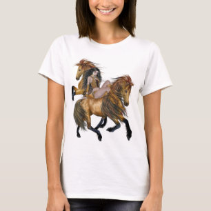 T-shirt Chemise de la princesse et des étalons amérindiens