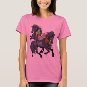 T-shirt Chemise de la princesse et des étalons amérindiens