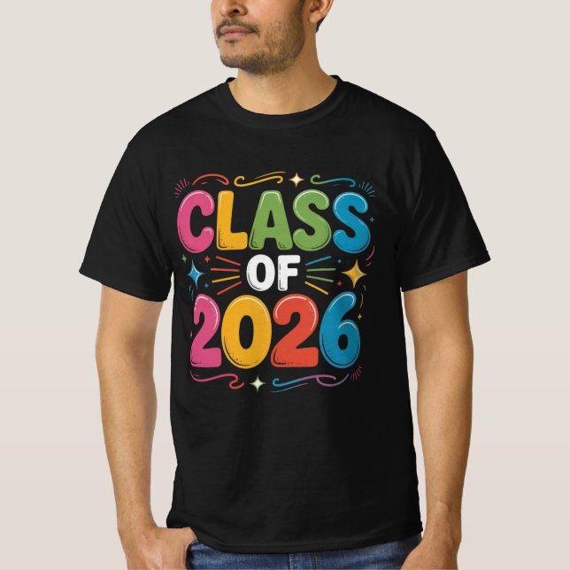 T-shirt chemise de la promotion 2026 (Devant)