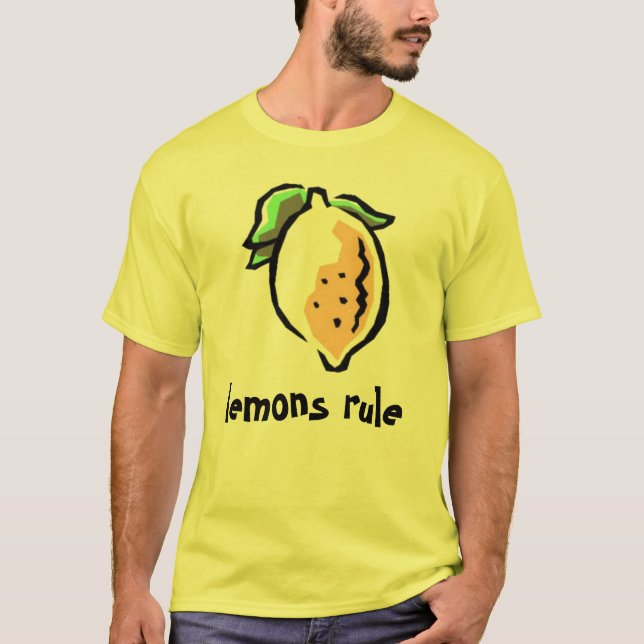 T-shirt Chemise de la règle du citron (Devant)