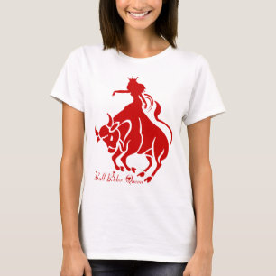 T-shirt Chemise de la Reine de cavalier de Taureau