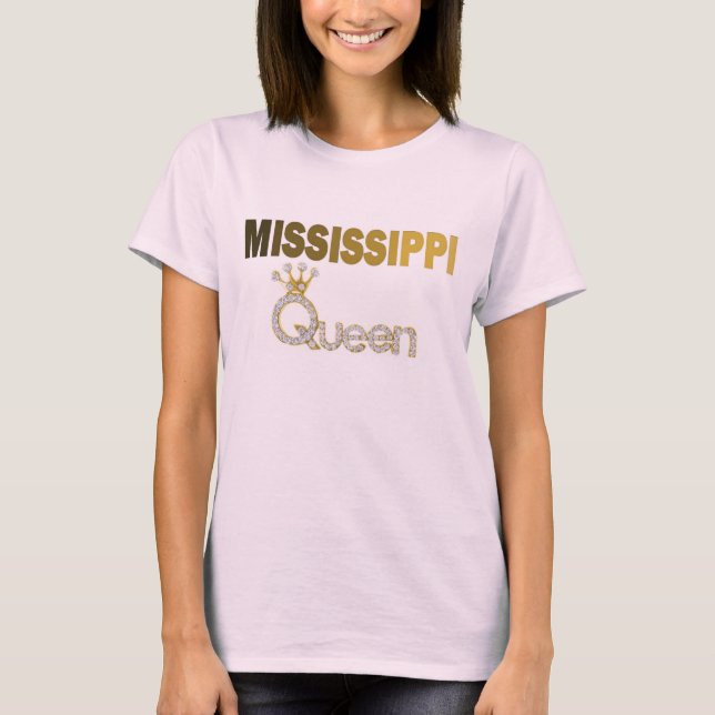 T-shirt Chemise de la Reine du Mississippi (Devant)