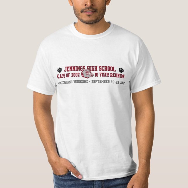 T-shirt Chemise de la Réunion de JHS (Devant)
