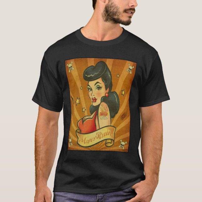 T-shirt Chemise de la ruine de l'homme (Devant)