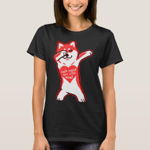 T-shirt Chemise de la Saint-Valentin Doge Meme - Shiba Inu