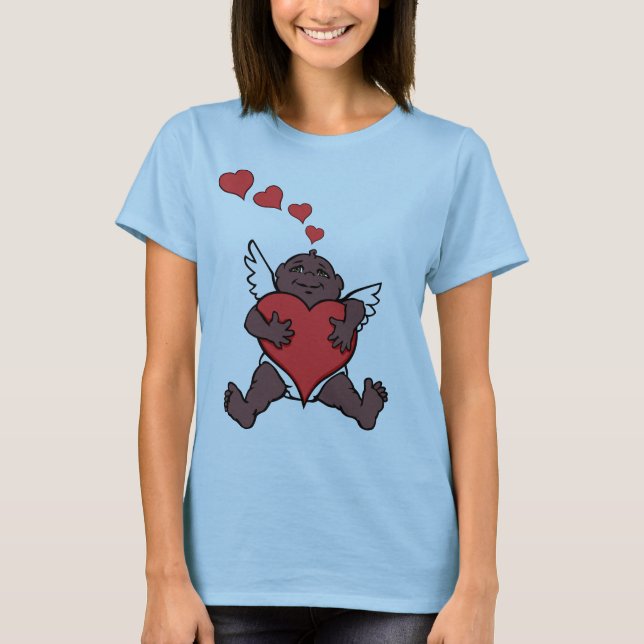 T-shirt Chemise de la Saint-Valentin pour femme et chemise (Devant)