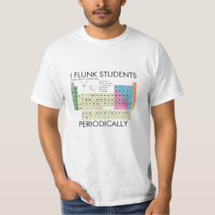 T-shirt Chemise de la Science j'échoue à des étudiants