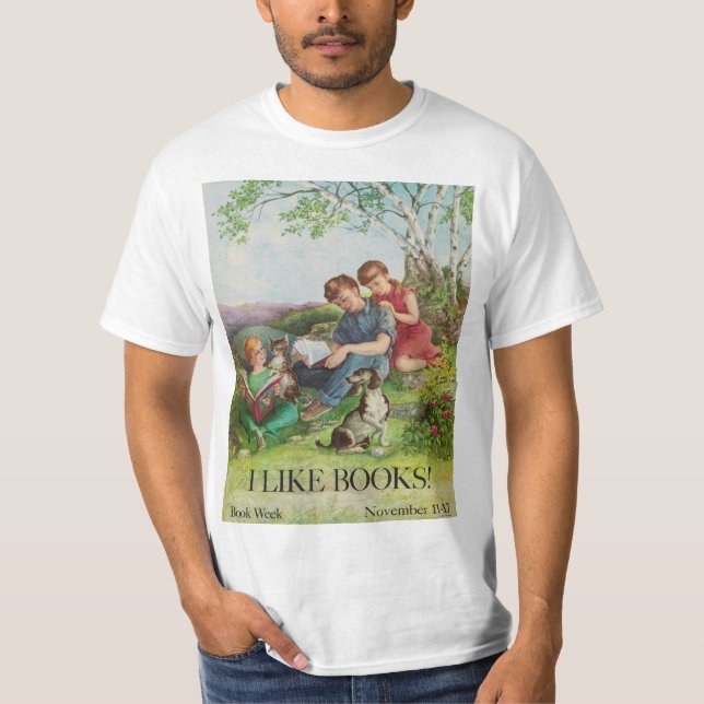 T-shirt Chemise de la semaine du livre pour enfants 1962 (Devant)