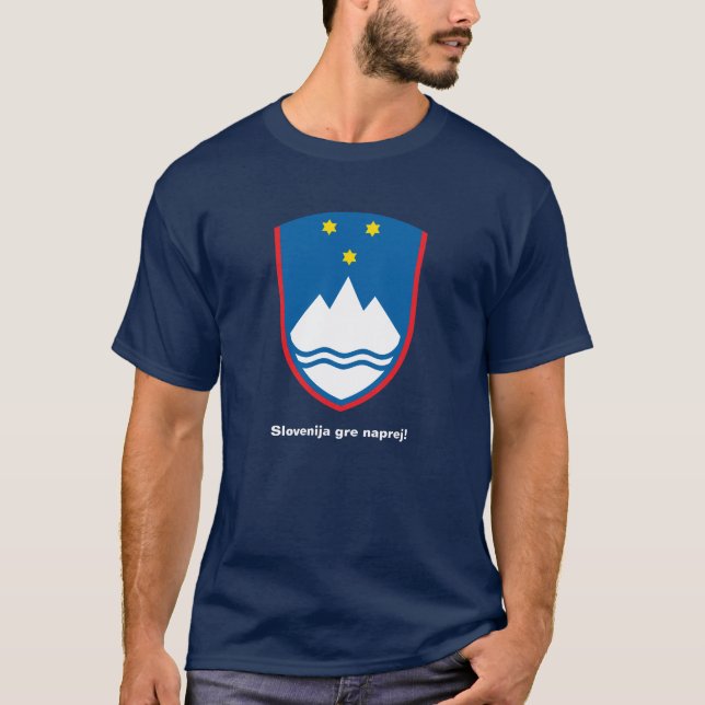 T-shirt Chemise de la Slovénie (Devant)
