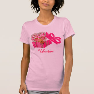 T-shirt Chemise de la souris d'amour rose