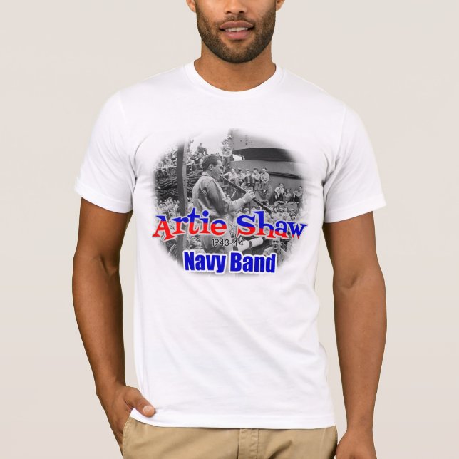 T-shirt Chemise de la tournée Artie Shaw USN 1943 (Devant)