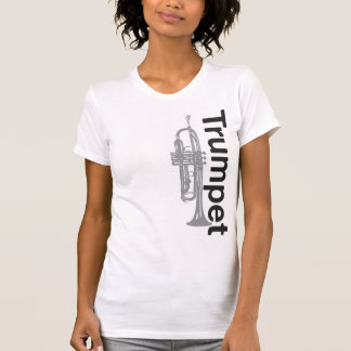 T-shirt Chemise de la trompette des femmes affligées
