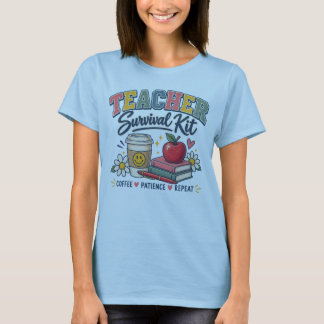 T-shirt Chemise de la trousse de survie de l'enseignant, T