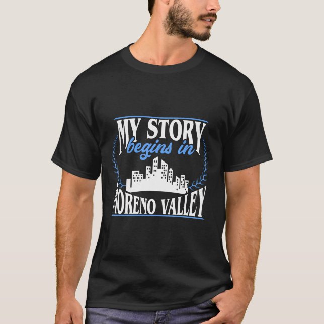 T-shirt Chemise De La Vallée Du Moreno Née Dans La Vallée  (Devant)